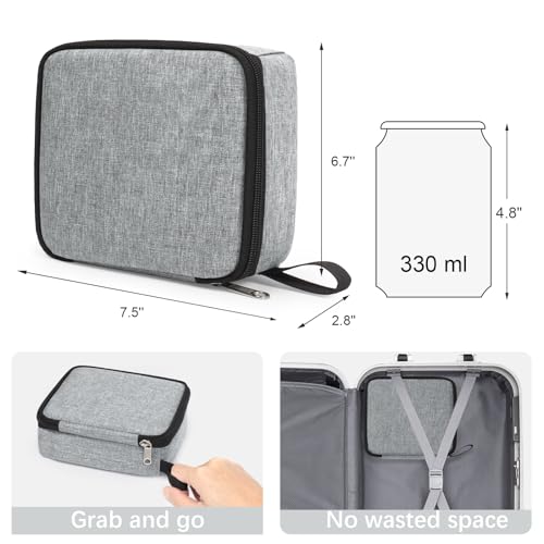 Bukere Travel Sunglasses Organizer Case, Adjustable Slot For Multiple Pairs, Portable Eyeglasses Storage Box for Men Women - Image 4