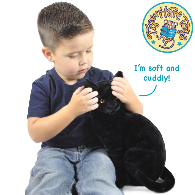VIAHART Boone The Black Cat - 13 Inch Stuffed Animal Plush - by TigerHart Toys - Image 2