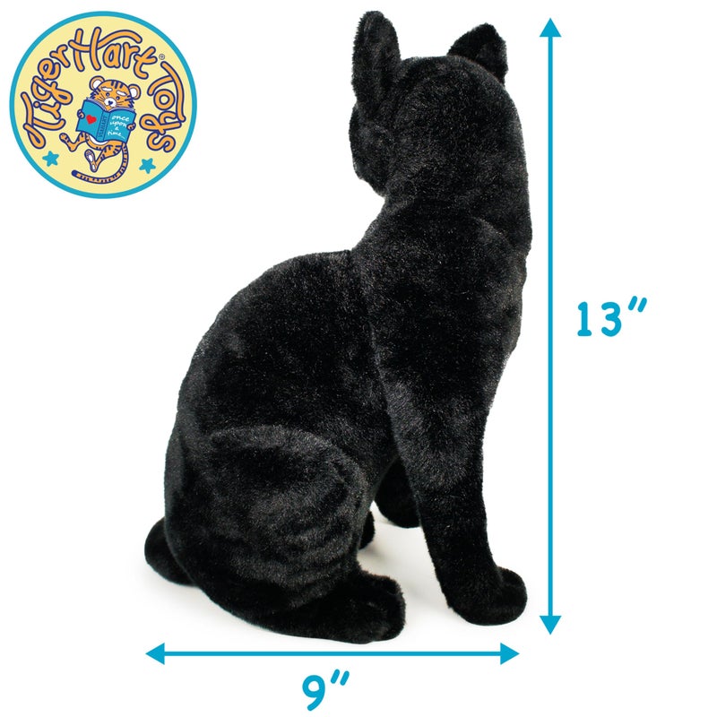 VIAHART Boone The Black Cat - 13 Inch Stuffed Animal Plush - by TigerHart Toys - Image 4
