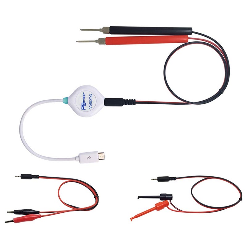 اختبار هاتف USB OTG 40 فولت حفظ ملف البيانات معدل تحويل الجهد 15 240 عينة/ثانية سهل الاستخدام - Image 1