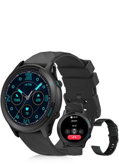 PEJE PEJE Smartwatch - Smart Watch For Men,1.52" HD Display,Prayer Alerts & Arabic Support,120+ Sports Modes,IP68 Waterproof, SpO2/HR/Sleep Tracking, Bluetooth Calls,watch Compatible Android iOS (Black)  - Image 1