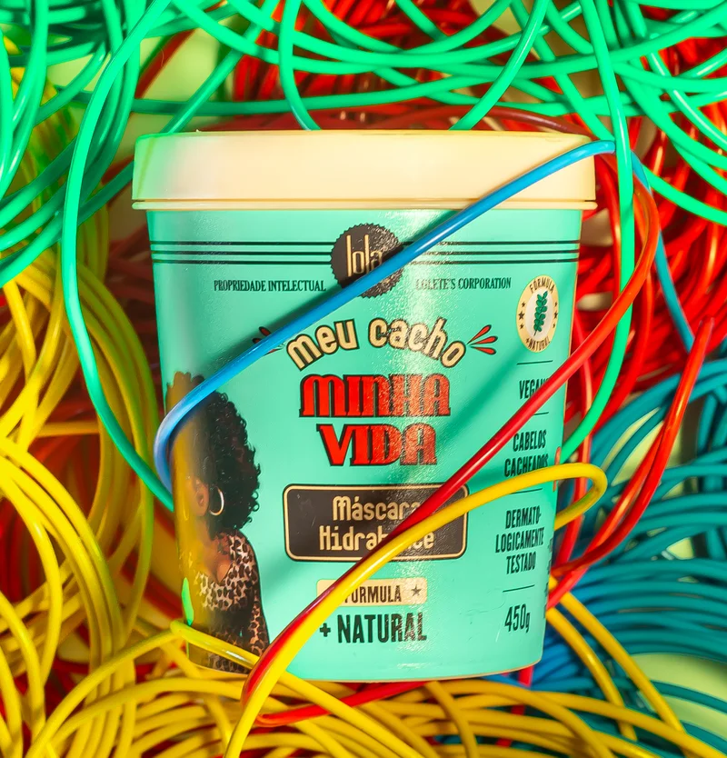 lola from rio Meu Cacho Minha Vida Hair Moisturising Mask For Curly Hair 450 g