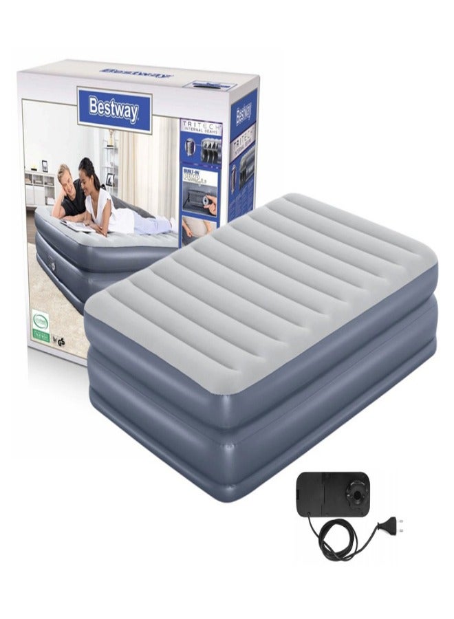 BESTWAY Tritech Quad Comfort Airbed Queen Built in AC Pump - Image 1