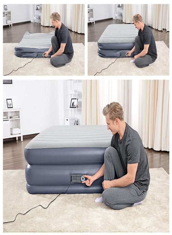 BESTWAY Tritech Quad Comfort Airbed Queen Built in AC Pump - Image 2