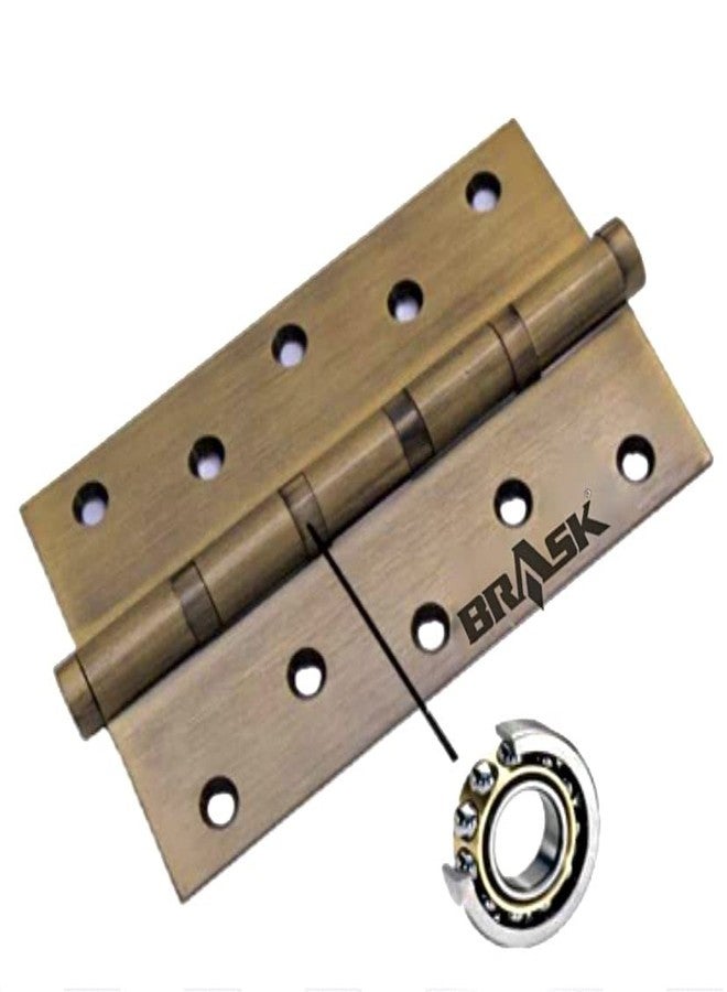 BRASK Brass Ball Bearing Hinges 10" x 3.5" x 5 mm (Pack of 1) (Silver Satin Finish) - Image 5