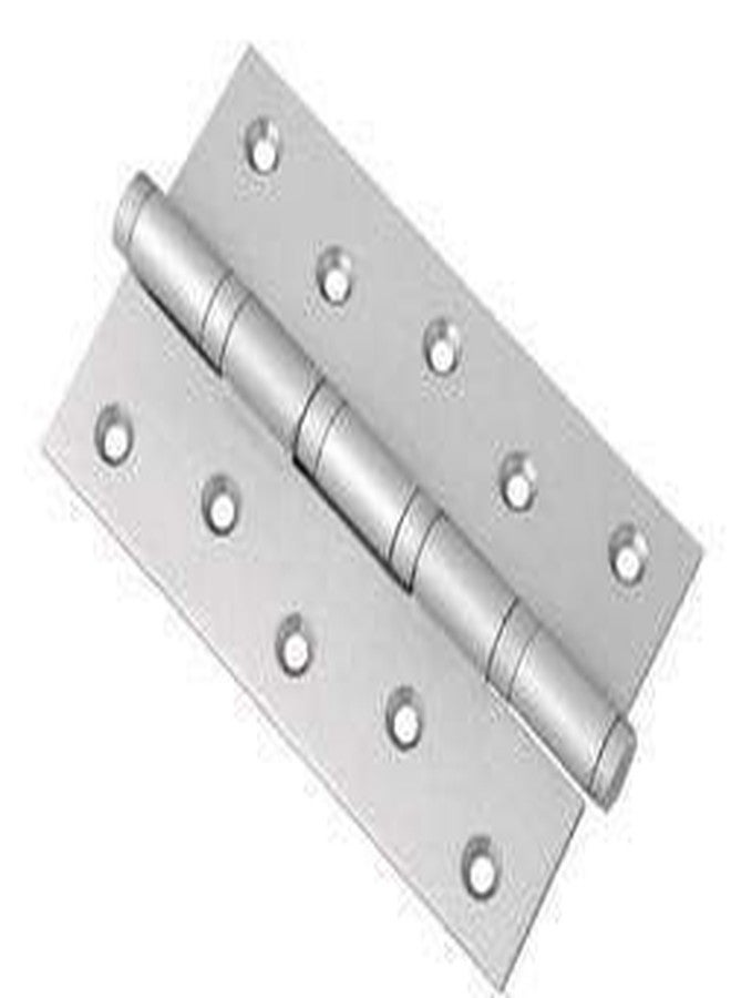BRASK Brass Ball Bearing Hinges 10" x 3.5" x 5 mm (Pack of 1) (Silver Satin Finish) - Image 1
