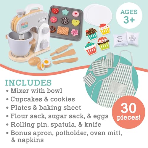 MindWare Oh So Fun Cookies Cakes Toy Baking Set for Kids Ages 3 and Up - Image 5