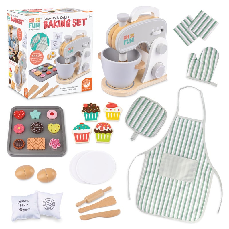 MindWare Oh So Fun Cookies Cakes Toy Baking Set for Kids Ages 3 and Up - Image 3