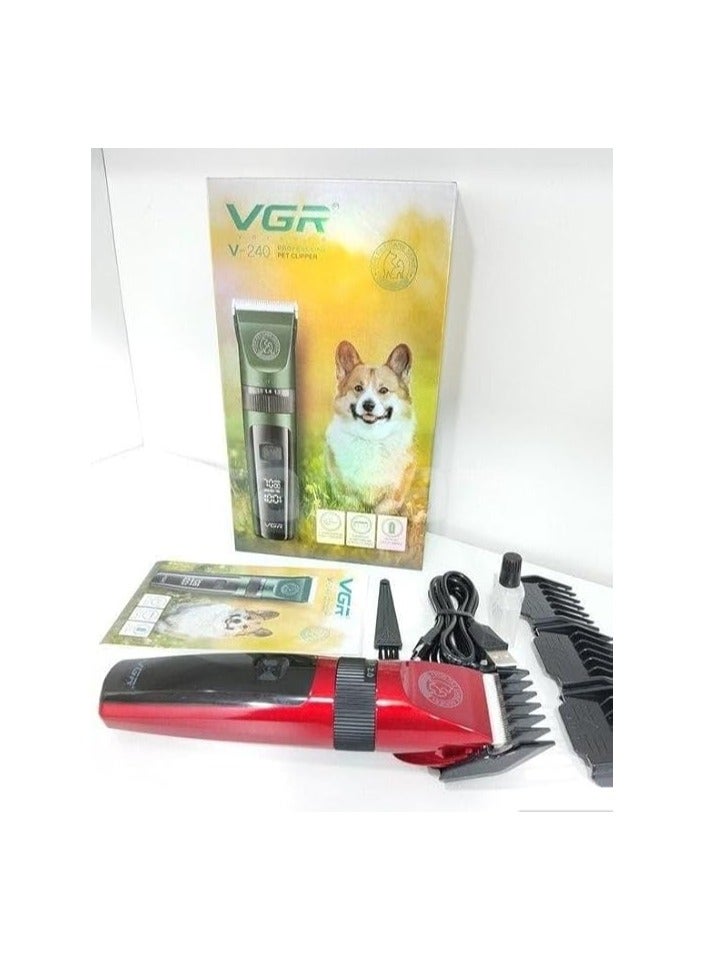 VGR V-240 Professional Pet Clipper - Dog & Cat Safe Rechargeable 1500mAh - Image 3