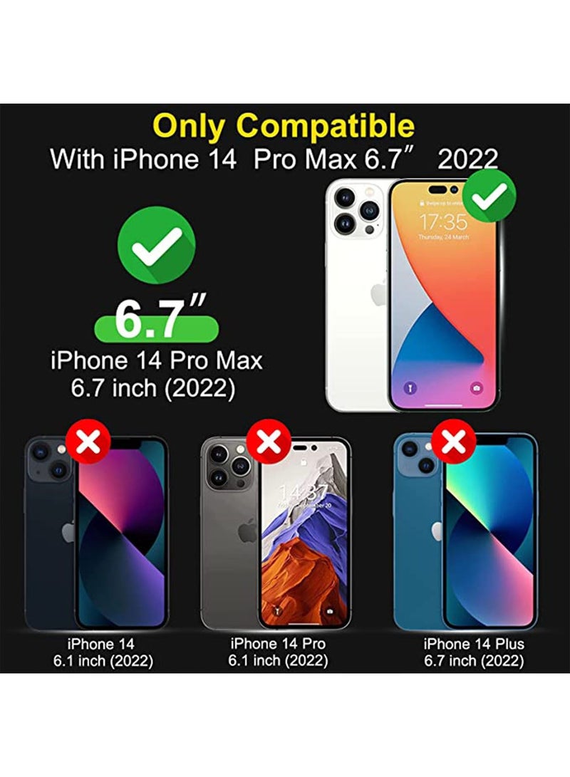 iPhone 14 Pro Max Case Cover Protector Protection MagSafe Cute Curly Wave Frame Shape Shockproof Soft Magnetic Case for Women Girls Phone Cover (Pink) - Image 4