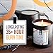 CITea 100 Natural Soy Wax Scented Candle Stress Relief Soy Candle with Natural Oils Large Candle 8 Oz Sandalwood and Musk Scent Relax - Image 4