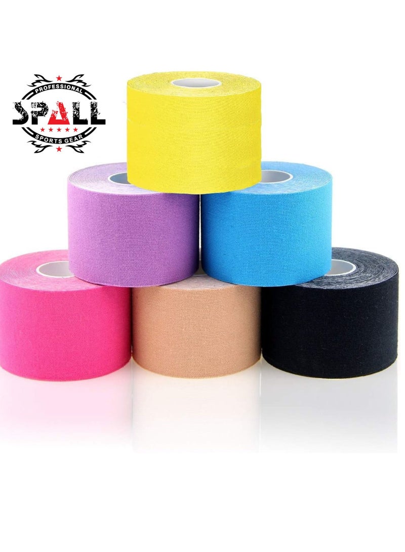 Spall Pack of Muscle Pain Relief Tape Waterproof Breathable Kinesiology Tape, Athletic Elastic Kneepad Muscle Pain Relief Knee Taping for Gym, Fitness Running, Tennis, Swimming Football - Image 5