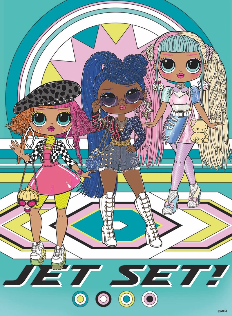 Buffalo Games  OMG  Jet Set  100 Piece Jigsaw Puzzle for Families Challenging Puzzle Perfect for Game Nights  Finished Puzzle Size is 1500 x 1100