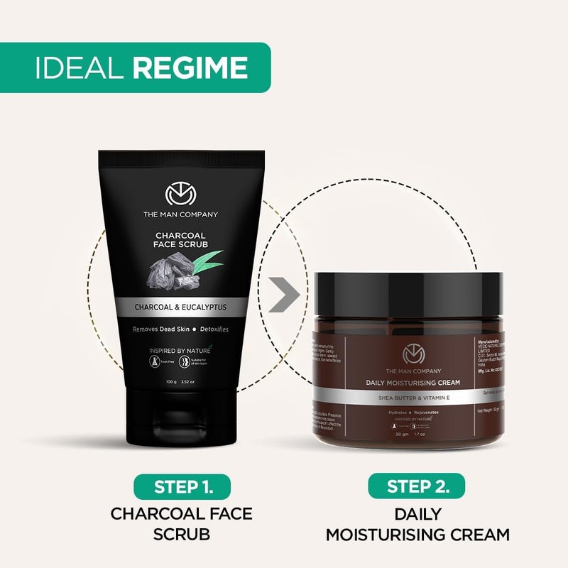 Efficiency boosted construction Natural Charcoal Face Scrub with Lemongrass and Eucalyptus - 3.5 Oz. | Skin Exfoliating & Detox, Anti Acne, Blackhead removing Face Scrub Budget friendly premium quality - Image 4
