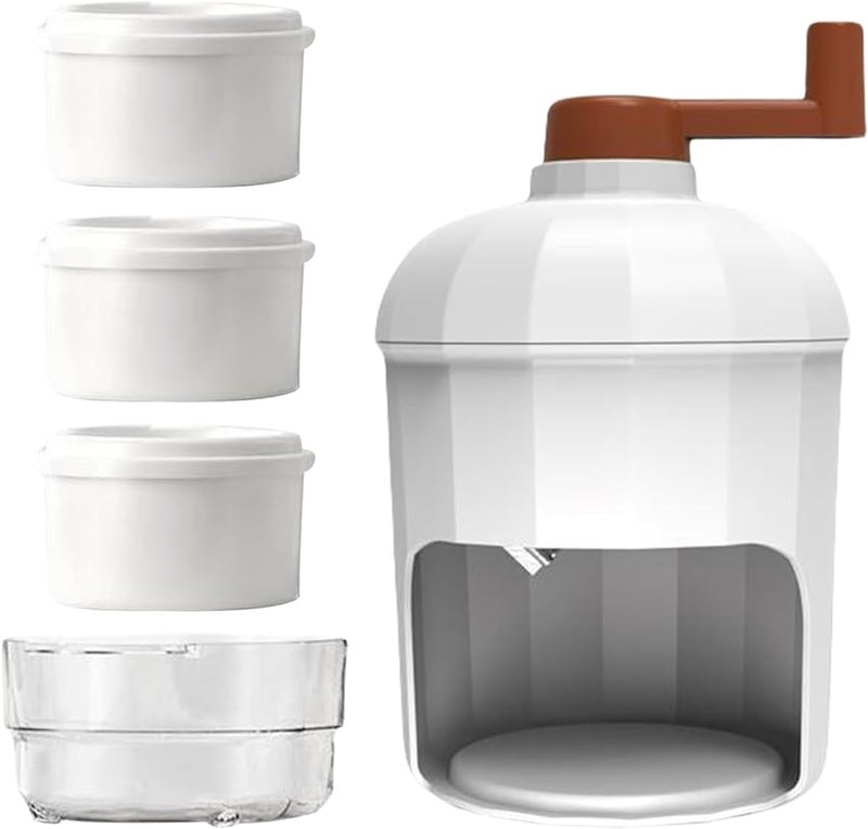 كسارة الجليد اليدوية متعددة الألوان المحمولة لصنع مخروط الثلج - Image 1