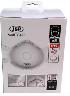 JSP 5Pcs JSP Martcare® Moulded Face Mask FFP3 Valved  - Image 4