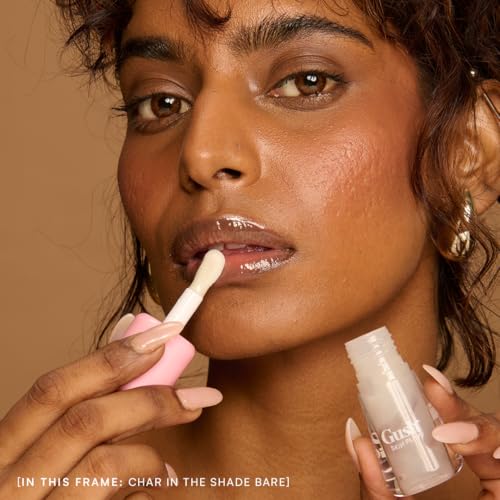 Gush Beauty Tinted Lip Oil – Hydrating Lip Tint with Skincare Benefits | Infused with Vitamin E & Jojoba Oil | Glossy, Non-Sticky | 5ml | Bare - Image 3