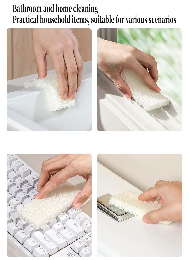 30-piece kitchen dishwashing sponge, kitchen special dishwashing pot gap cleaning sponge artifact，Imitation loofah texture drains water quickly to improve cleaning power