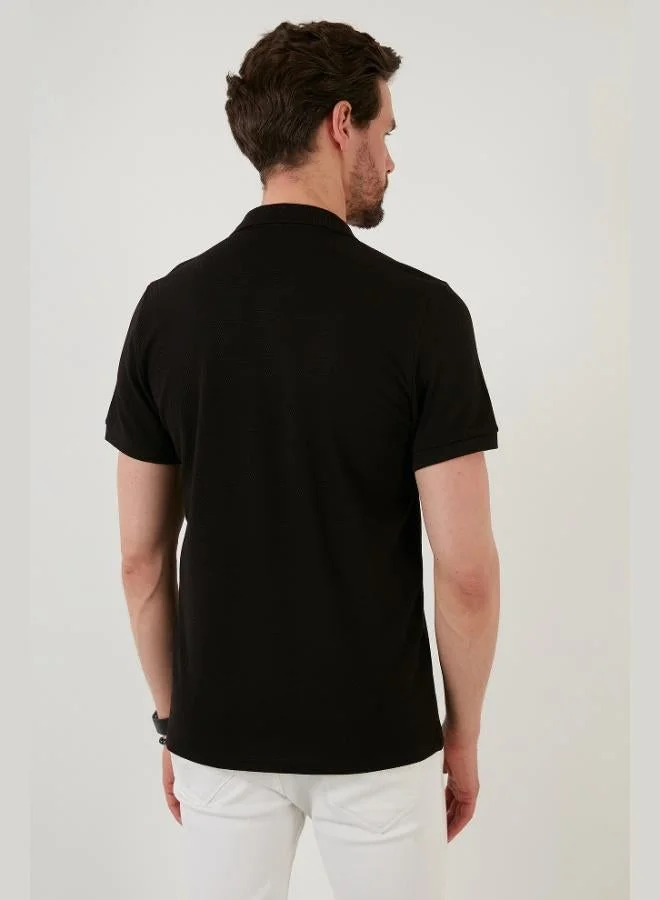 Buratti  Buratti Regular Fit Cotton Button-down Polo Collar T-Shirt Men's Polo Collar T-Shirt 5902326 for Men | Best Price UAE