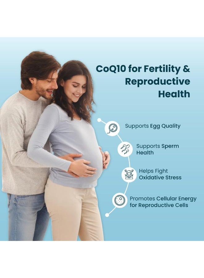 ZEROHARM Coenzyme Q10 | 250mg with Piperine & Grape Seed Extract | High Absorption CoQ10 Supplement | CoQ10 Ubiquinol Supports Heart, Vascular Health & Cellular Energy Production | 120 Veg Capsules - Image 3
