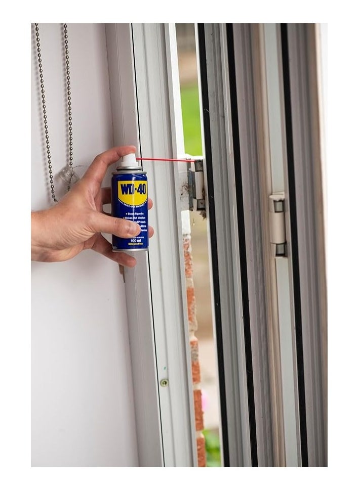 WD-40 - WD-40 Multi-Use 100ml Spray Aerosol Can All-Purpose Lubricant, Cleans Rust, for Home & Workshop Use - Image 1