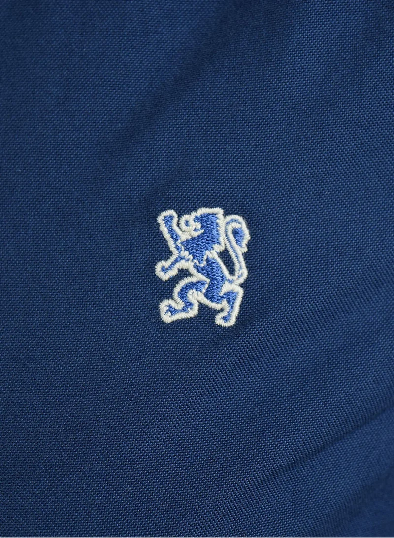 GIORDANO  Women's Cotton Oxford Slim fit Shirt with Lion Embroidery for Women | Best Price UAE