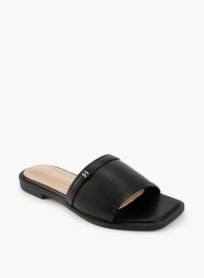 Flora Bella By Shoexpress Women Logo Accent Sandals