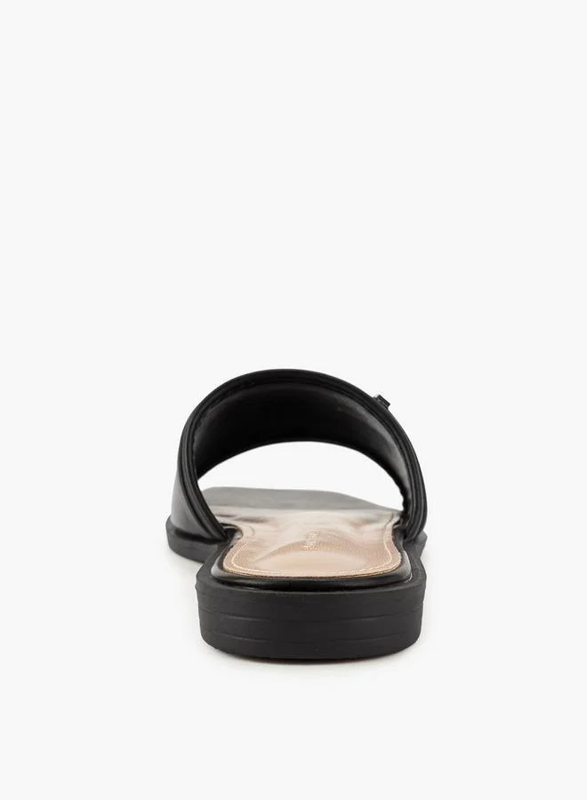 Flora Bella By Shoexpress Women Logo Accent Sandals