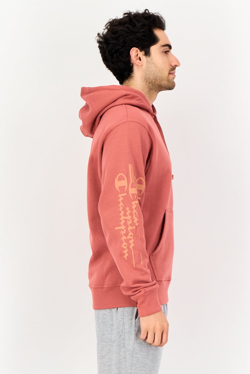 Champion Men Sportswear Fit Long Sleeves Outdoor Hoodie, Dusty Rose - Image 2