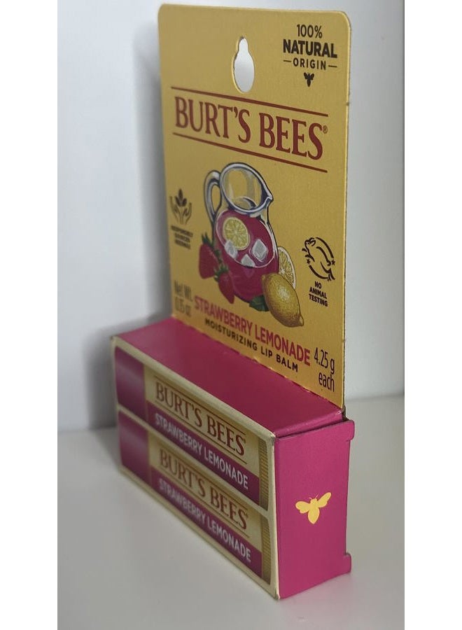 Burt's Bees BURTS BEES STRAWBERRY LEMONADE LIP BALM 2 (0.15) TUBES - Image 5