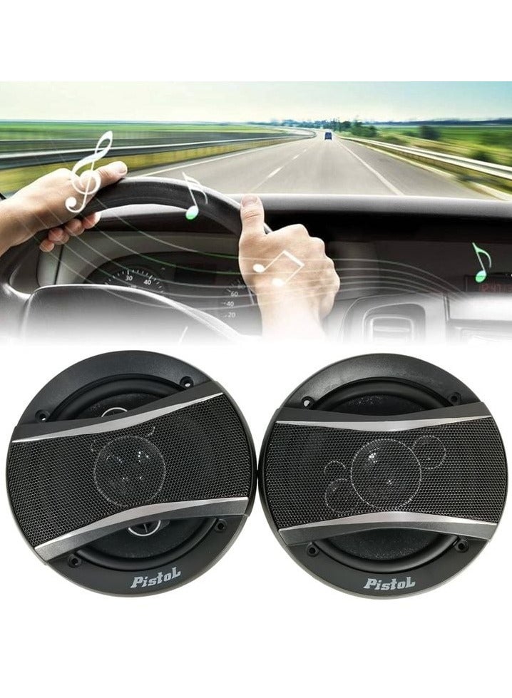 Car Speakers 2 Pcs Set 500W  4-Way Coaxial Speakers 6-Inch with 92dB Sensitivity, 30Hz-36kHz Frequency Range, 4OHM Impedance TSA1695S - Image 3