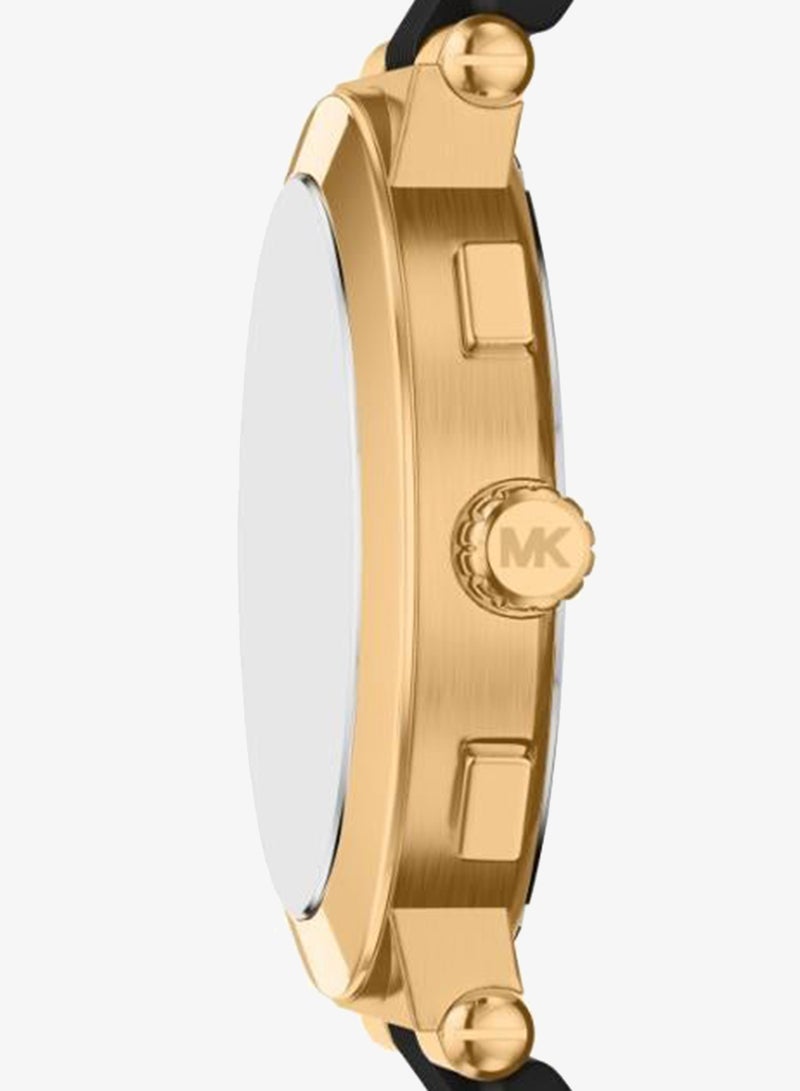 Michael Kors MK9253 Analog Watch with Gold Plated Case and Plastic Strap - Image 4