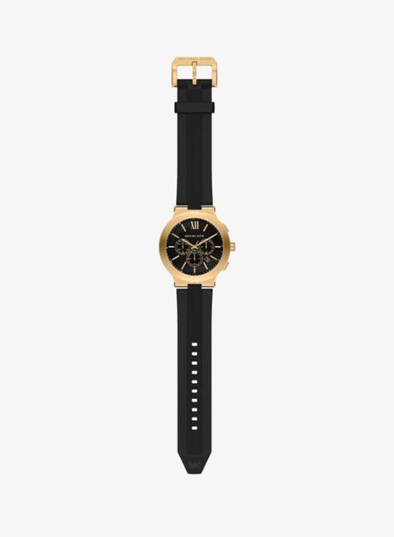 Michael Kors MK9253 Analog Watch with Gold Plated Case and Plastic Strap - Image 3