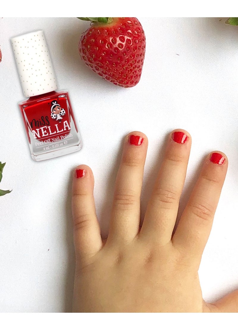 Miss Nella Kids Nail Polish Strawberry'n'Cream - Image 3