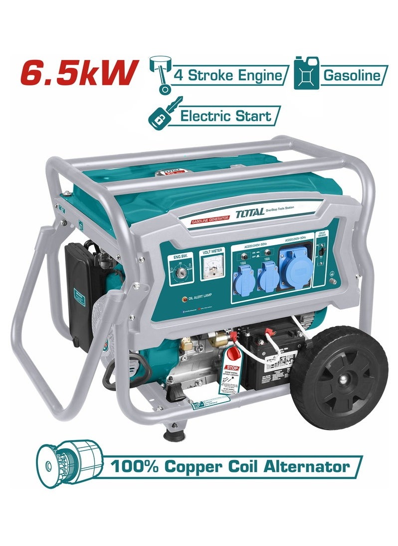 TOTAL - TOTAL Gasoline Generator 6500W TP165006 - Image 1