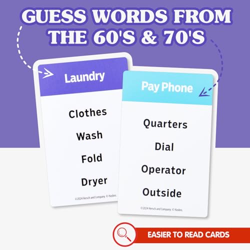 Joy for All Ageless Games Taboo Charades - Classic Word Guessing & Charades Game for Older Adults - Big Easy to Read Cards for Low Vision - 80 Customizable Word Guess Cards - Fun Family Card Game for Ages 13-103 - Image 4