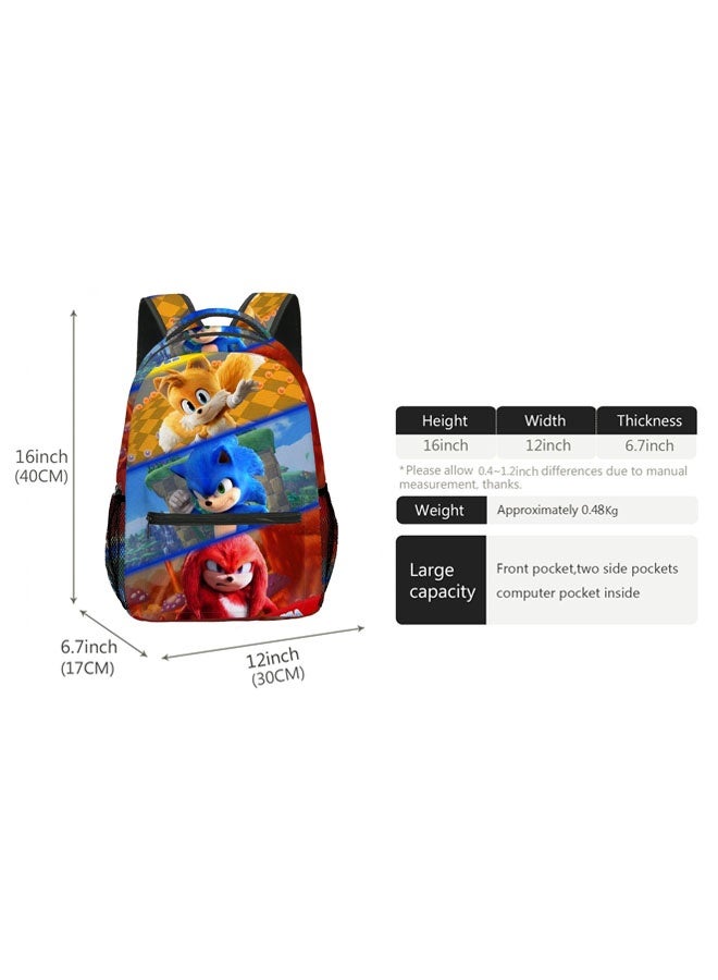 سونيك الرجال والنساء الترفيه الرياضة السفر على ظهره طالب المدرسة على ظهره - Image 2