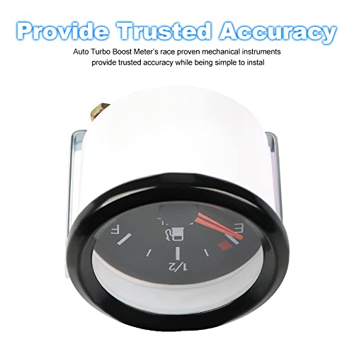 WATERWICH 2" 52mm Fuel Level Gauge Meter Kit with LED Backlight, DC12V Fuel Tank Meter for Ships Car Truck Vehicle Automotive - Image 4