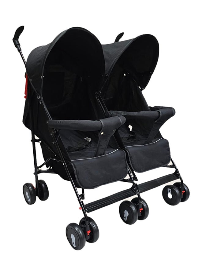 BABYCARA Foldable Twins Baby Stroller With Adjustable Seat  - Image 1