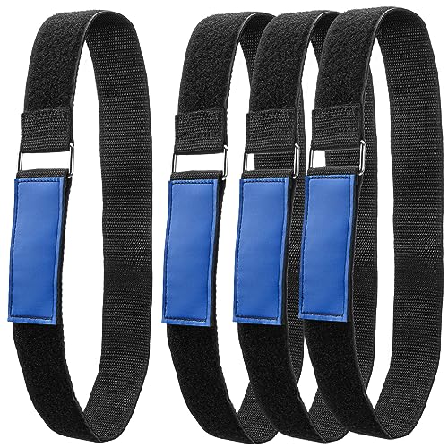 Sconva Ladder Rack Tie Down Straps Reusable Ladder Straps, Adjustable Multipurpose Securing Straps with Nylon Hook and Loop for Ladder, Home, Garage, Office, Car, Truck or Boat (33''x 2'', Pack of 4) - Image 1