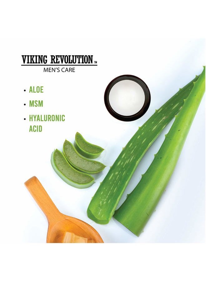 Viking Revolution Men's Eye Cream - Natural Anti-Aging, Dark Circle Treatment, Reduces Puffiness & Crowsfeet - 6ml  - Image 5