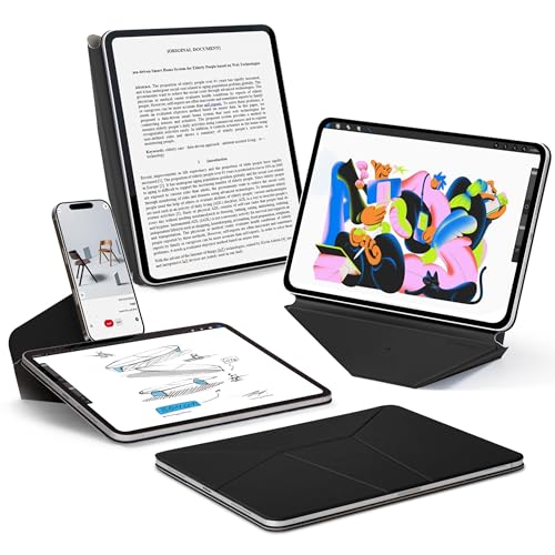 MOFT حافظة موفت ديناميكية لفوليوم لجهاز iPad Air 13 بوصة M4 2026 M3 2025 M2 2024 - حافظة بموقف مغناطيسي نحيف مع 20 زاوية عرض - استيقاظ/نوم تلقائي - رفيعة للغاية - أسود نفاث - Image 1