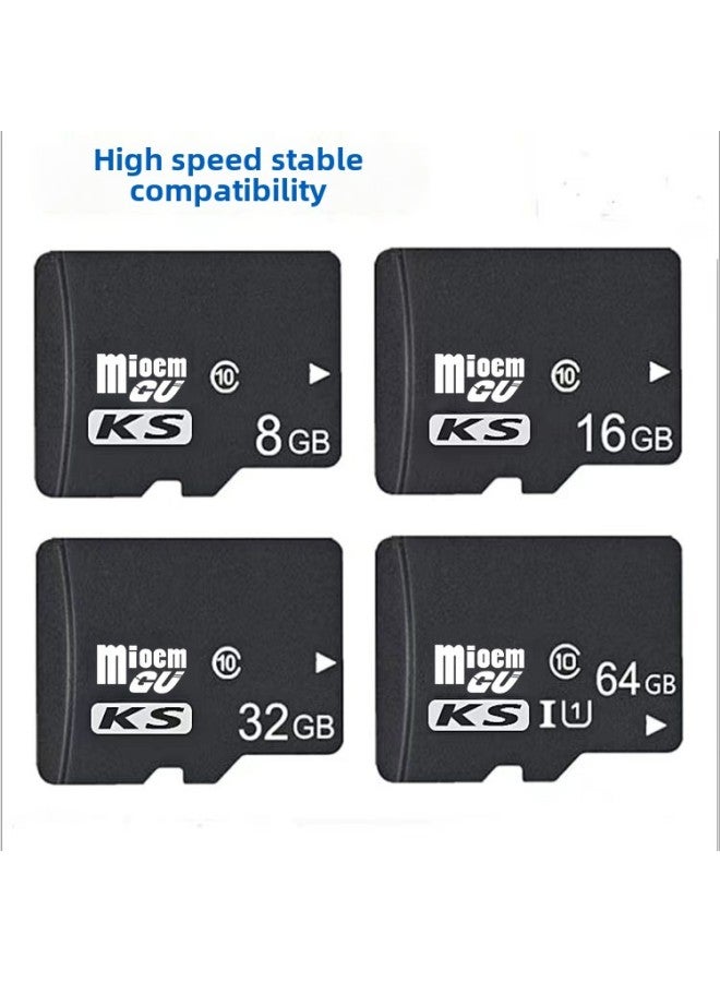 8G Memory Card 16G TF Card 32G Mobile Phone 128G Camera 64G Monitoring Driving Recorder 4-color:black-capacity:16GB High Speed C10-U3 Premium Version  - Image 4