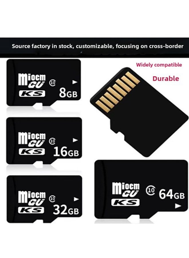 8G Memory Card 16G TF Card 32G Mobile Phone 128G Camera 64G Monitoring Driving Recorder 4-color:black-capacity:16GB High Speed C10-U3 Premium Version  - Image 5