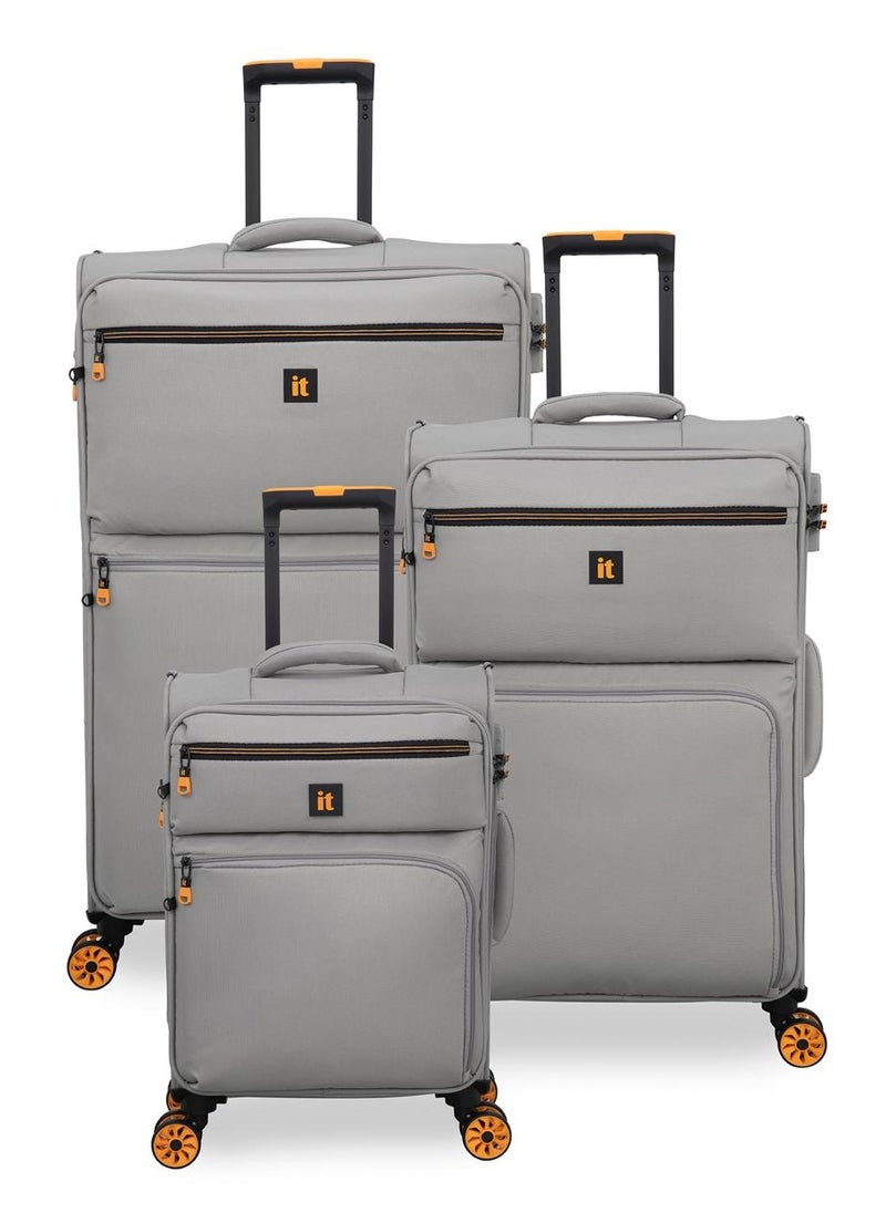 it Luggage - it luggage Compartment, Unisex Polyester Material Soft Case, 8x360 Degree Spinner Wheels, Expandable Trolley Bag, Telescopic Handle, TSA Lock, 12-3149-08, Lightweight - Image 1