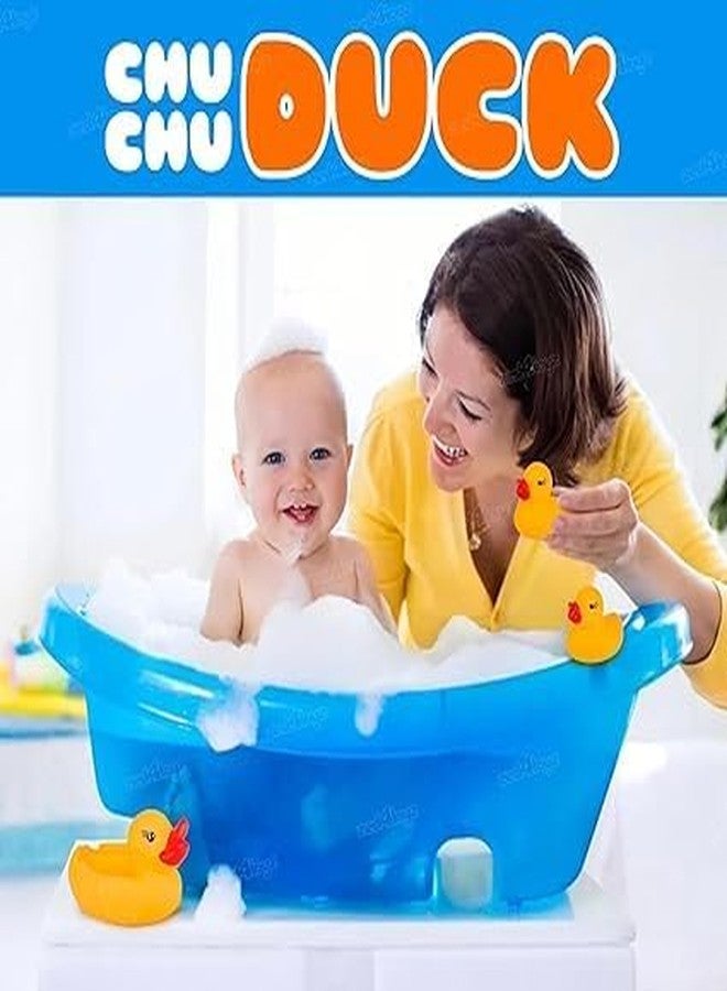 LastN Bath Toys Duck Family Squeeze Set, 4 Pack, Rubber Material, for Kids - Image 5