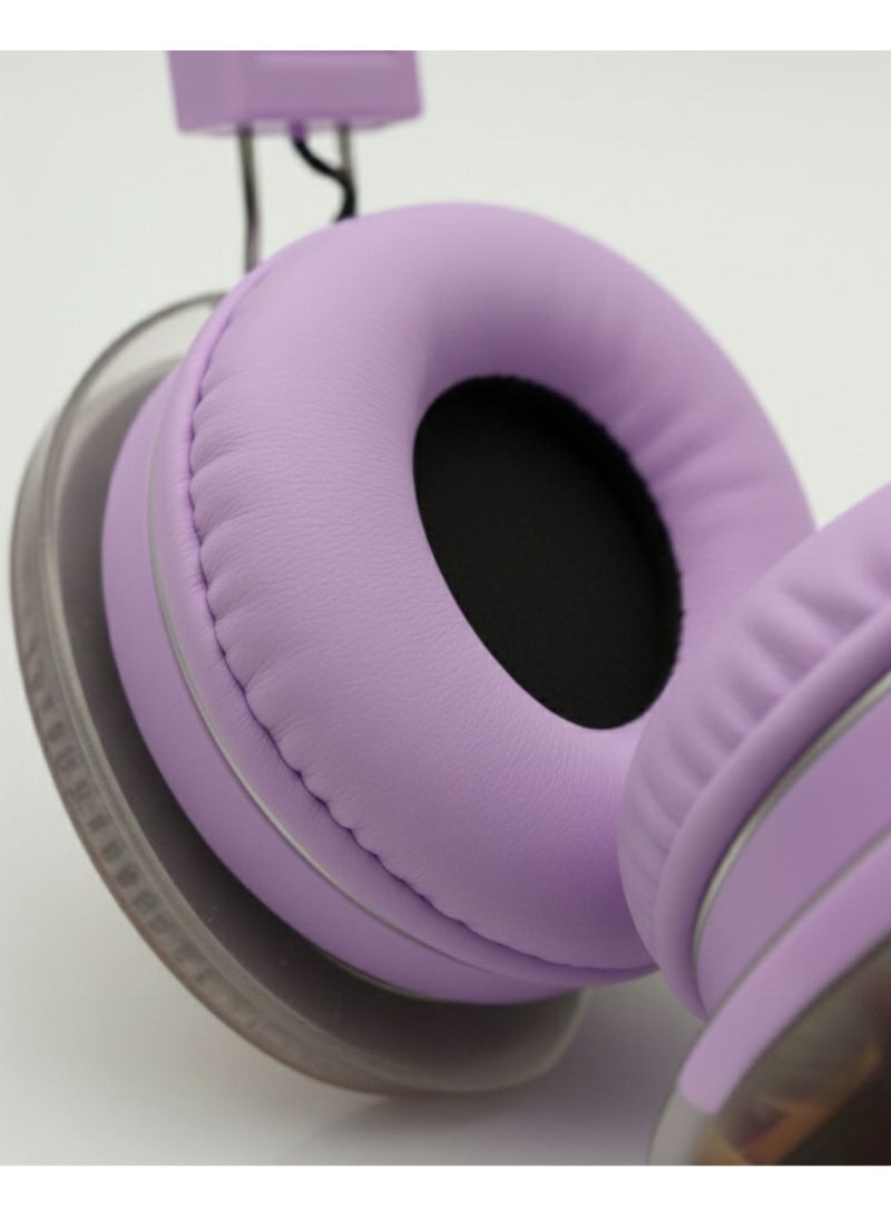 Portbae Kids Wireless Foldable Over-Ear Headphones AH-906G3 ,Comfortable wireless headphones for kids with over-ear design, clear sound, and a lightweight build—perfect for school, learning, and entertainment. - Image 2