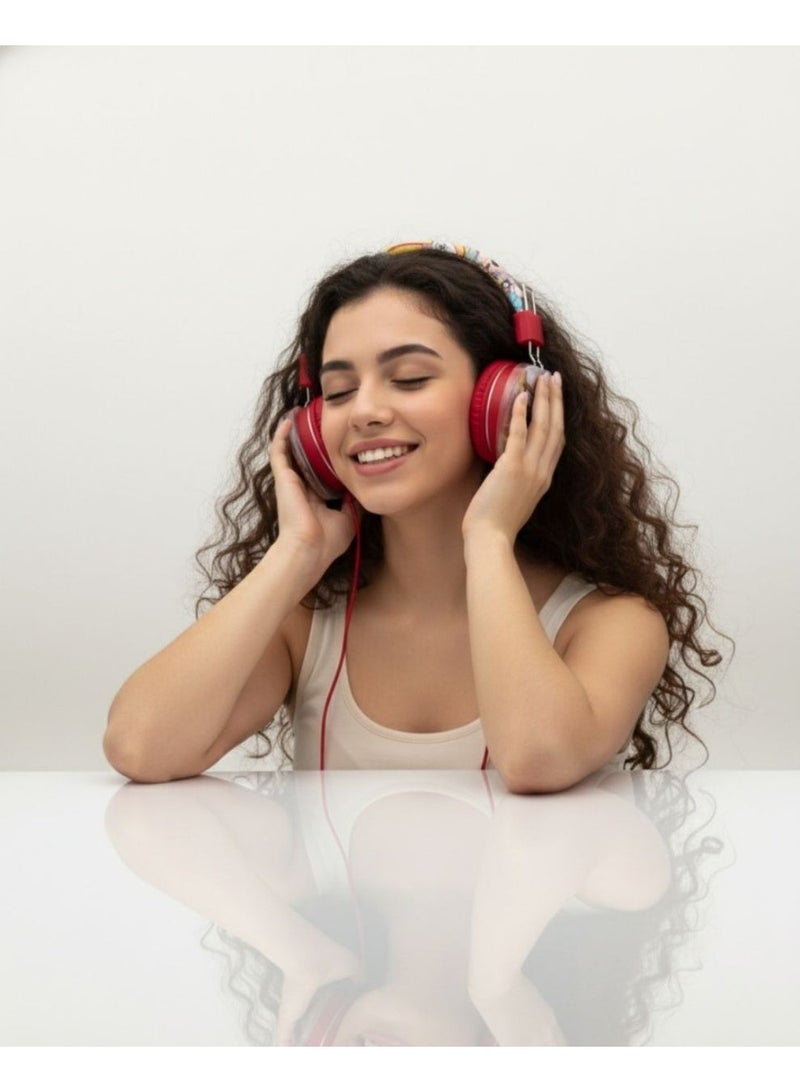 Portbae Kids Wireless Foldable Over-Ear Headphones AH-906G3 ,Comfortable wireless headphones for kids with over-ear design, clear sound, and a lightweight build—perfect for school, learning, and entertainment. - Image 5