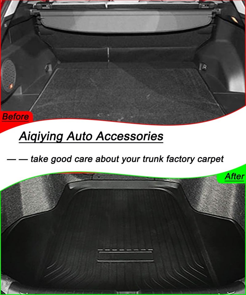 Aiqiying Accord Cargo Liner - Compatible with 2018-2025 Honda Accord Sedan Model,All-Weather Rear Trunk Tray Cargo Mat Protector Custom Fit 3D Tech Waterproof Durable Flexible TPO Accessories - Image 2