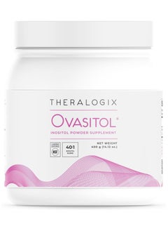 Theralogix - Ovasitol Inositol Powder 90-Day Supply Myo Inositol & D Chiro Inositol NSF Certified 400 g (180 Servings)